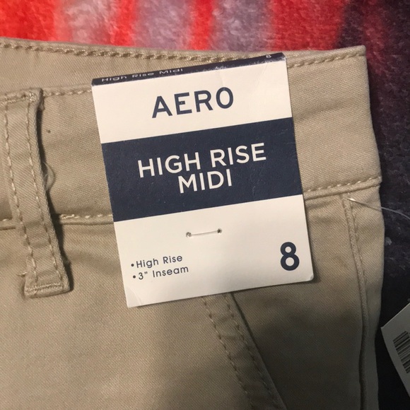 Aeropostale High Rise Midi Shorts - Picture 3 of 6